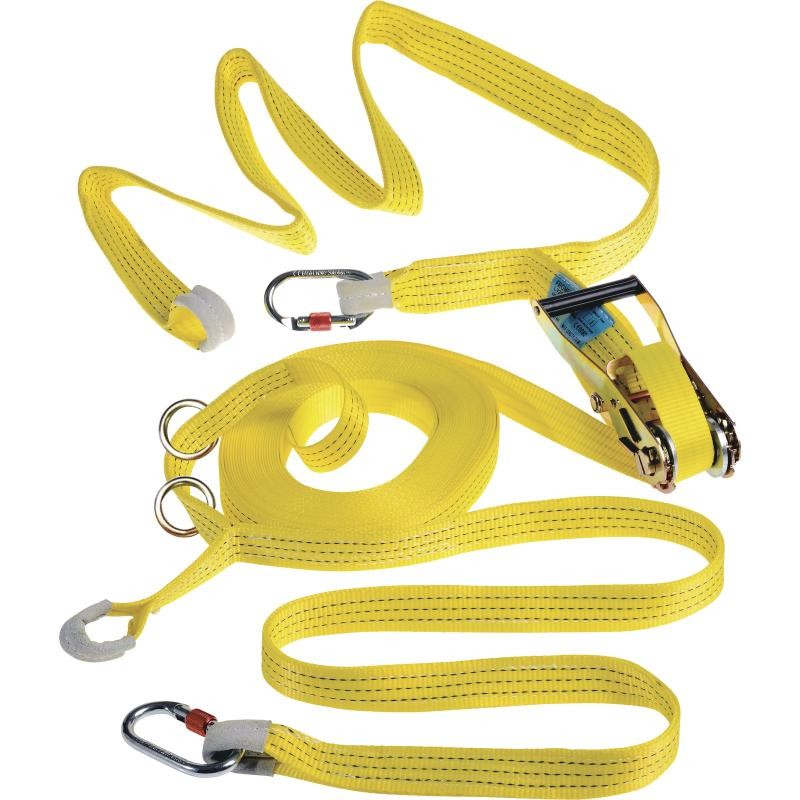 Temporary horizontal lifeline